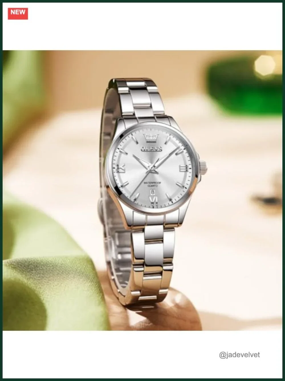 Luxury Dainty Quartz Wrist Watch Stainless Steel Waterproof